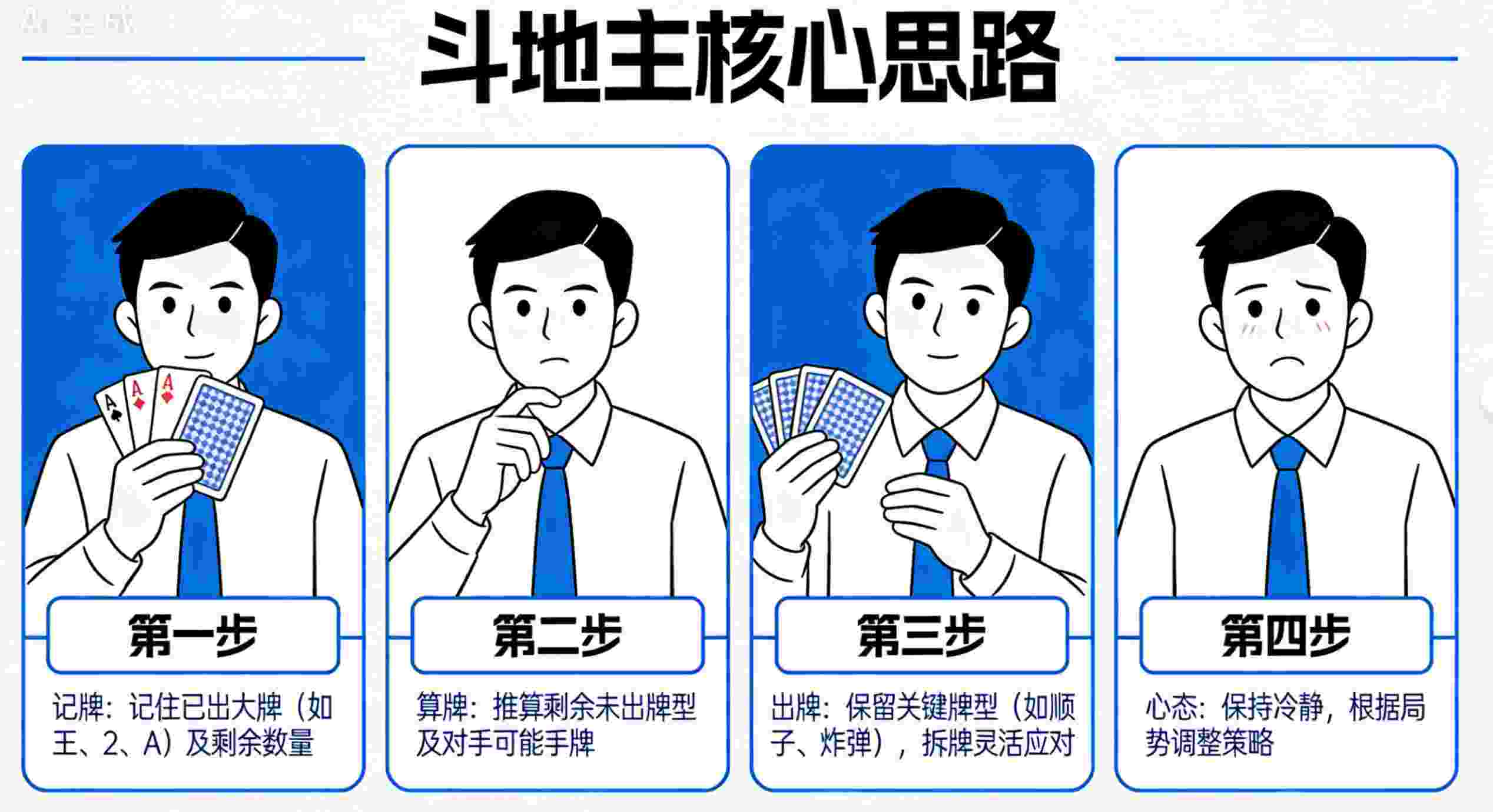 开始冷静地规划我的出牌策略